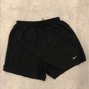 black nike shorts!